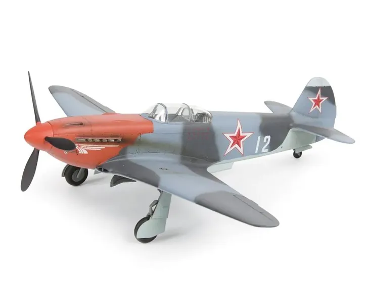 1-48-soviet-fighter-yakovlev-yak-3-jak-3-marka-zvezda-model-inny