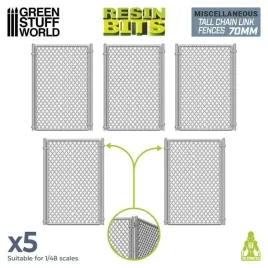 3d-printed-set-chain-link-fences-70mm-ogrodzenie-5-szt