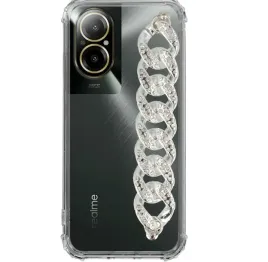 etui-do-realme-c67-4g-transparentny-case-ochronny-srebrny-lancuszek