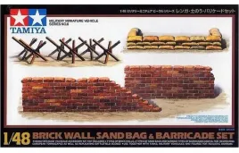 1-48-tamiya-32508-brick-sandbag-barricade-set
