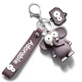 brelok-breloczek-do-kluczy-3d-slon-smieszny-fioletowy