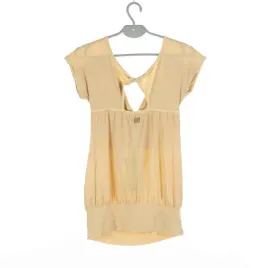 tunika-damska-khujo-bezowa-krotki-rekaw-s