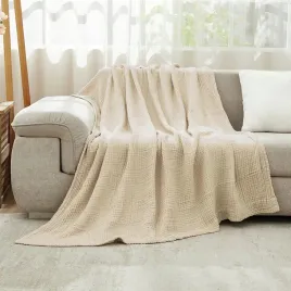 koc-muslinowy-203x152cm-bezowy-100percent-bawelna-oddychajacy-wszystkie-pory-roku