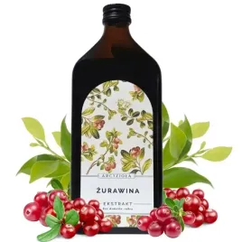 arcyziola-zurawina-100percent-ekstrakt-z-soku-odpornosc-nerki-pecherz-500-ml