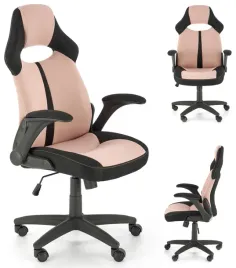 fotel-biurowy-gabinetowy-obrotowy-mlodziezowy-tilt-rozowy-czarny-bloom