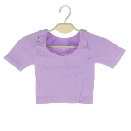 bluzka-damska-primark-fioletowa-krotki-rekaw-2xs