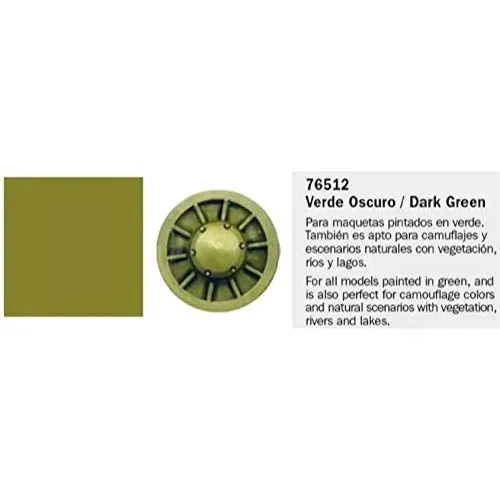 vallejo-76512-model-wash-35-ml-dark-green-wykonczenie-matowe