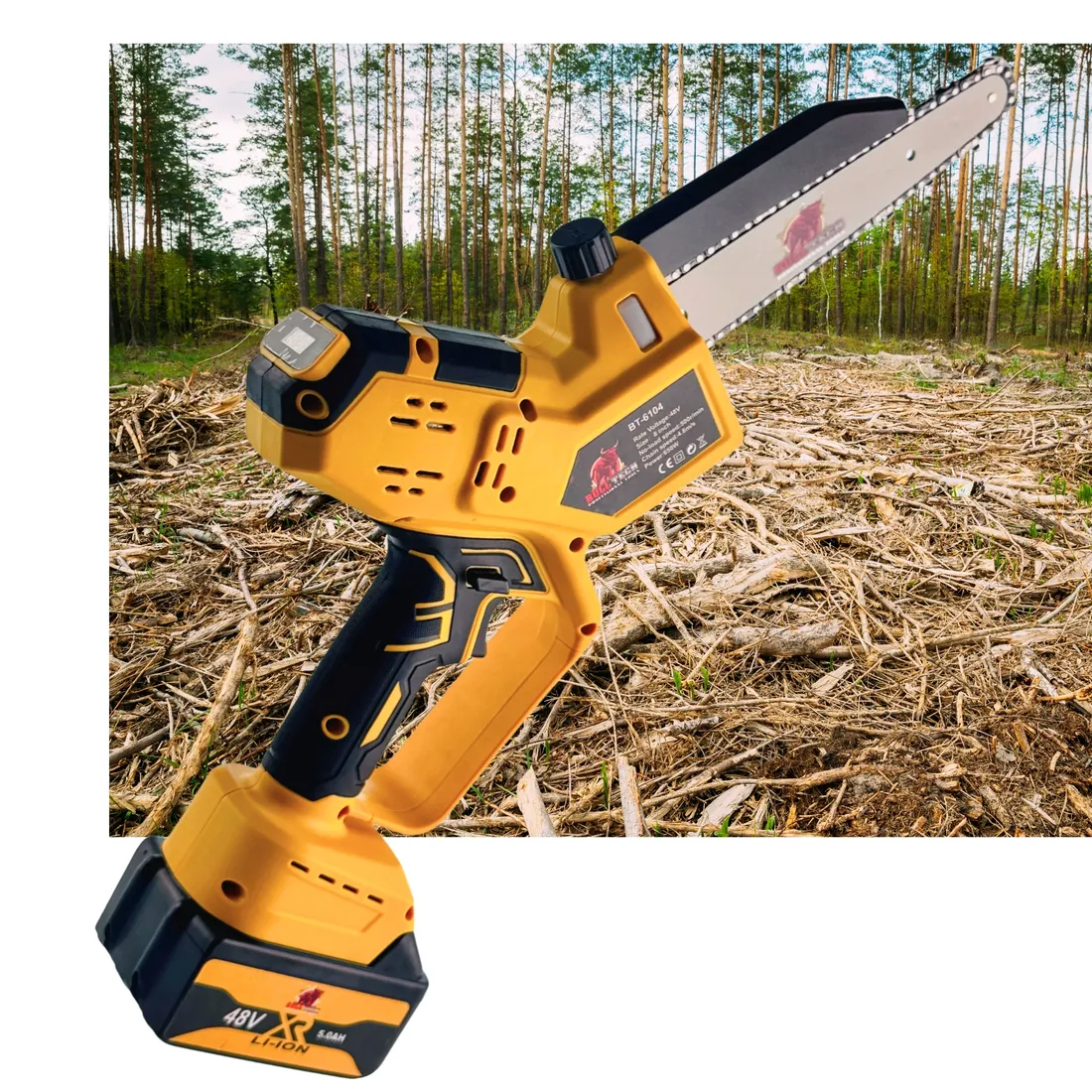 pila-pilarka-elektryczna-akumulatorowa-lancuchowa-8-10-2xaku-48v-lcd-stan-nowy