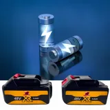 pila-pilarka-elektryczna-akumulatorowa-lancuchowa-8-10-2xaku-48v-lcd-stan-nowy-zasilanie-akumulatorowe