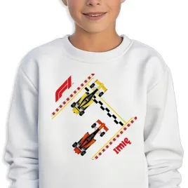 bluza-dziecieca-biala-wyscigi-samochodowe-twoje-imie-samochody-wz-128cm