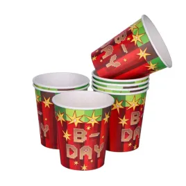 kubki-kubeczki-jednorazowe-czerwone-gra-gamer-b-day-tnt-8szt-250ml