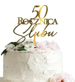 50-rocznica-slubu-topper-na-tort-pleksi-zloty-lustrzany-ozdoba-dekoracja