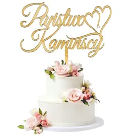 topper-na-tort-slubny-zlote-plexi-lustro-slub-personalizacja-nazwisko-pik