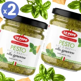 2x-wloskie-pesto-pesto-alla-genovese-sos-z-bazylii-190g-le-pepe-do-makaronu