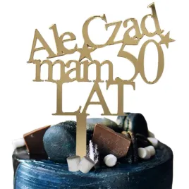 topper-zloty-toper-na-tort-ale-czad-mam-50-lat-piecdziesiatka-zlote-lustro