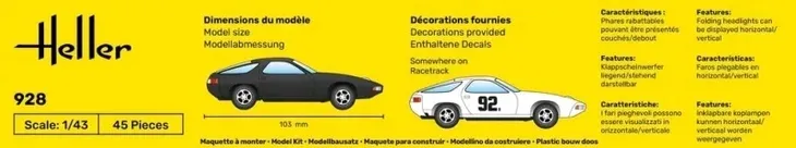 heller-80149-porsche-928-1-43-stan-opakowania-oryginalne