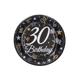 talerzyki-papierowe-czarno-biale-30-urodziny-6szt