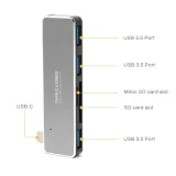 adapter-hub-usb-c-przejsciowka-rozgaleznik-microsd-sd-stan-nowy-stan-opakowania-oryginalne