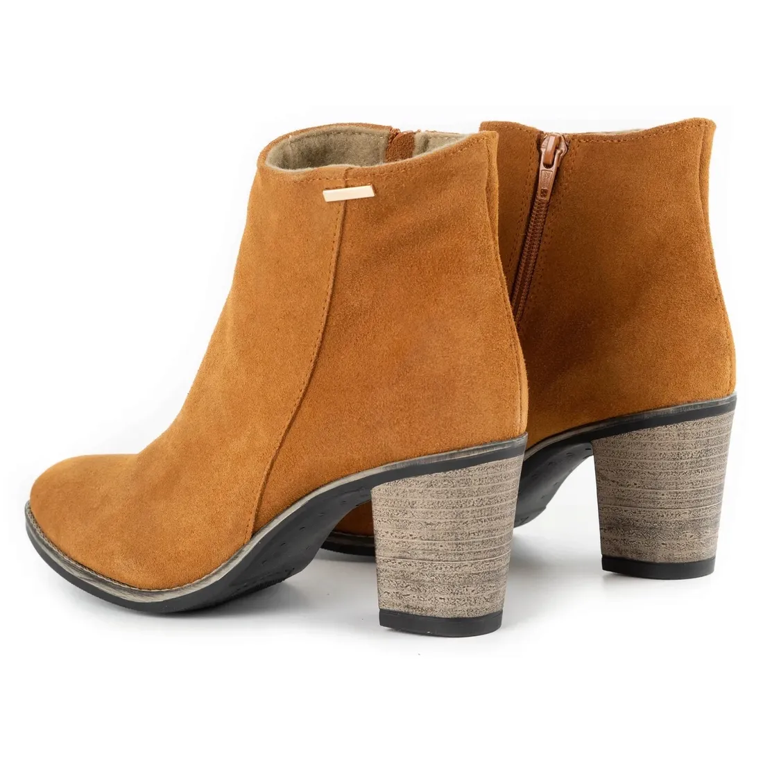 botki-damskie-ocieplane-na-slupku-zamszowe-sara-wiosna-jesien-zima-38-stan-nowy