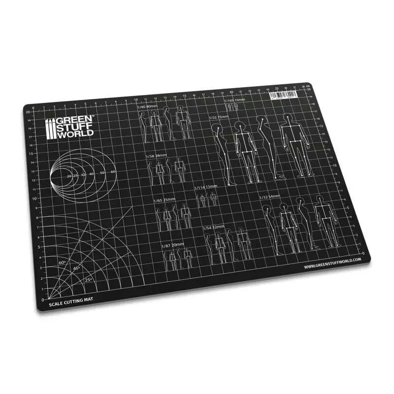 green-stuff-scale-cutting-mat-mata-do-ciecia-a4-stan-nowy