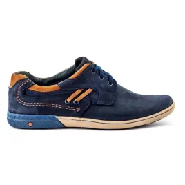 buty-meskie-casual-perforowane-sznurowane-polskie-861l-granatowe-41