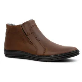 buty-meskie-ocieplane-skorzane-wsuwane-zimowe-polskie-381s-brazowe-42