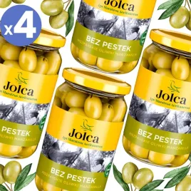 4x-oliwki-hiszpanskie-zielone-bez-pestek-manzanilla-fina-sloik-350g-jolca
