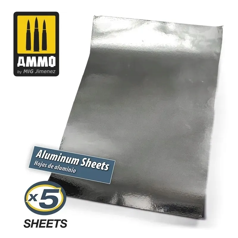 ammo-mig-8247-aluminium-sheets-280x195-mm-stan-nowy