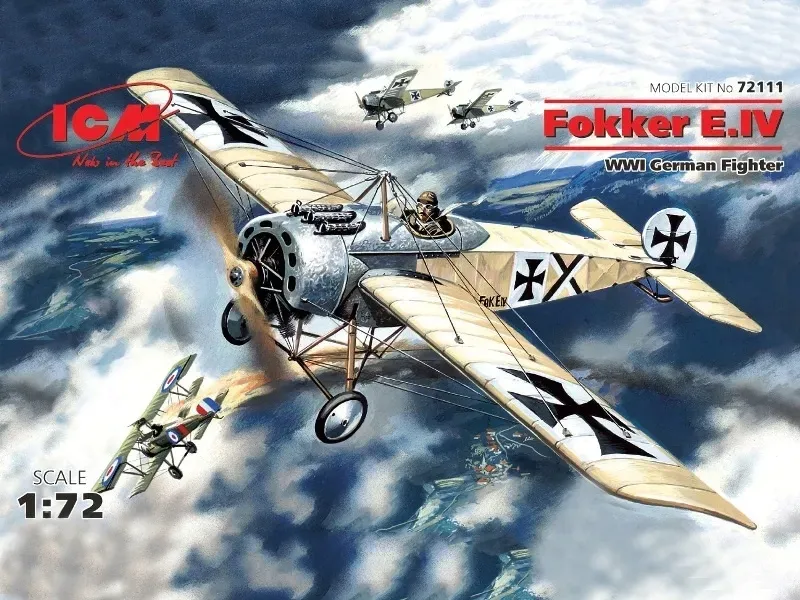 fokker-e-iv-wwi-german-fighter-1-72-marka-icm