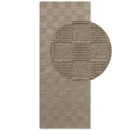 chodnik-welniany-80x200cm-bezowy-recznie-tkany-jednokolorowy