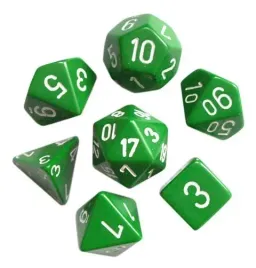 kosci-rpg-matowe-zielone-zestaw-7-szt