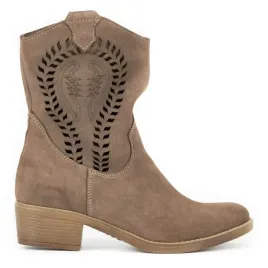 botki-damskie-azurowy-wzor-styl-boho-na-obcasie-angela-brazowe-ziemiste-38