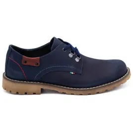 buty-meskie-trzewiki-trapery-skorzane-sznurowane-polskie-812mp-granatowe-48