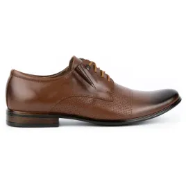 buty-meskie-eleganckie-skorzane-302t3-brazowe-klasyczne-40