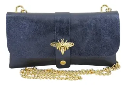 torebka-wizytowa-kopertowka-damska-skorzana-metalizowana-granatowa