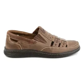 buty-meskie-mokasyny-skorzane-na-lato-azurowe-polskie-893j-brazowe-41
