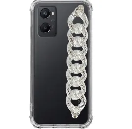etui-do-oppo-a96-4g-transparentny-case-ochronny-srebrny-lancuszek