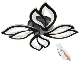 lampa-led-plafon-sufit-zyrandol-50-w-pilot-kwiat-4-punkty-czarna