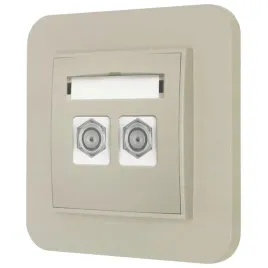gniazdo-antenowe-2x-z-ramka-zaokraglona-seria-mini-kolor-taupe