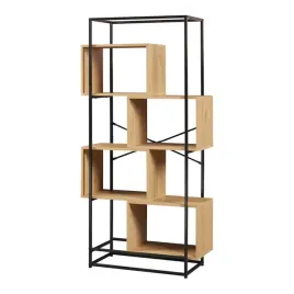 regal-rennebu-160x80x33-cm-4-przegrody-czarny-dab