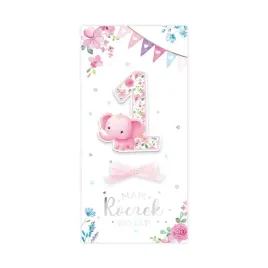 kartka-urodzinowa-roczek-pierwsze-urodziny-slon-slonik-rozowy-zyczenia