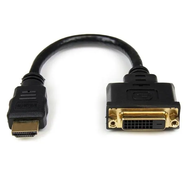startech-com-hddvimf8in-adapter-kablowy-02-m-hdmi-dvi-d-czarny-stan-nowy