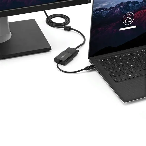 adapter-usb-c-na-vga-startech-cdp2vga-czarny-do-laptopa-stan-opakowania-oryginalne