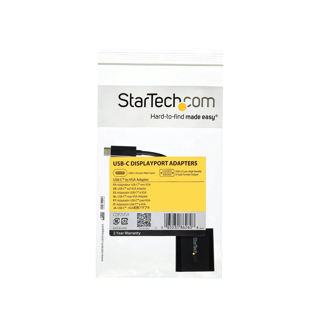 adapter-usb-c-na-vga-startech-cdp2vga-czarny-do-laptopa