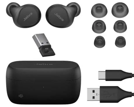 Słuchawki bezprzewodowe douszne Jabra Evolve2 Buds