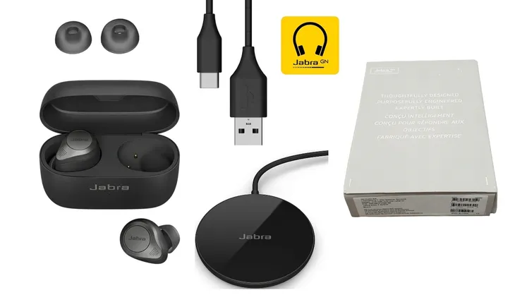 Słuchawki bezprzewodowe JABRA ELITE 85T bluetooth + STACJA + PUDEŁKO