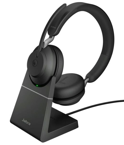 Słuchawki Jabra Evolve2 65 Nauszne Bluetooth MS + Stacja Dokująca Ładująca