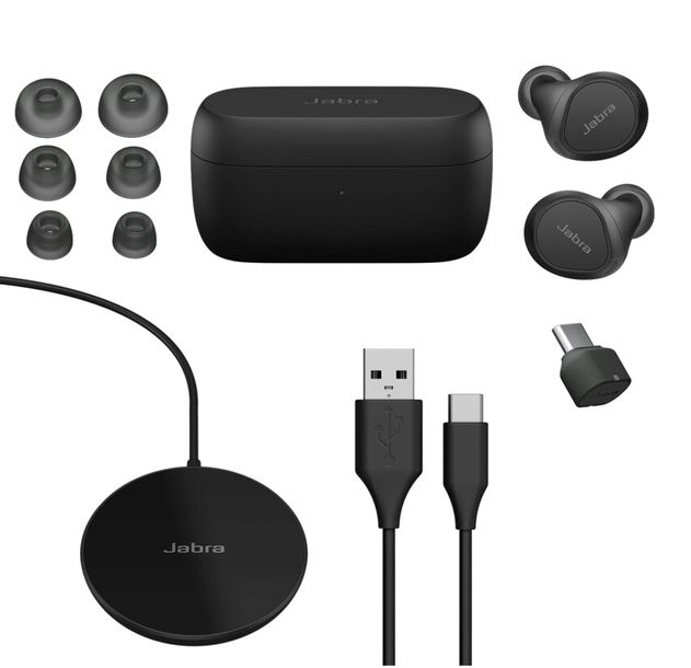 Jabra Evolve2 Buds – bezprzewodowe douszne słuchawki Bluetooth + indukcja