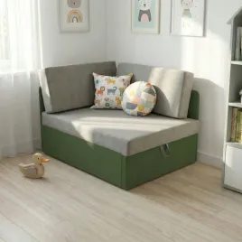 sofa-rozkladana-narozna-dla-dzieci-z-funkcja-spania-kubus-zielono-szary