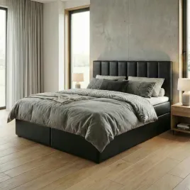 lozko-kontynentalne-140x200-sonno-bello-z-2-pojemnikami-czarne-eko-skora